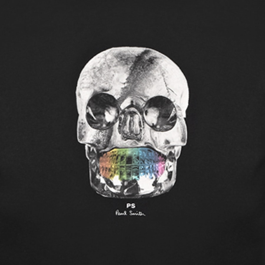 Alternative Image for ProductPS By Paul Smith Skull T Shirt Black3